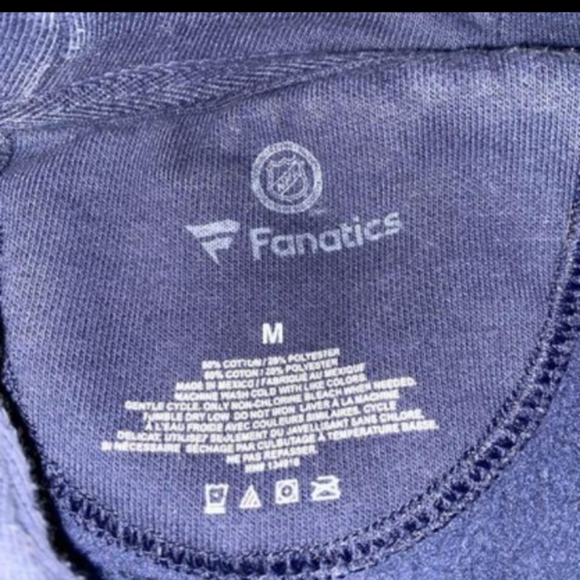 NHL Fanatics STL Blues Navy hoodie Size Medium - Picture 4 of 4